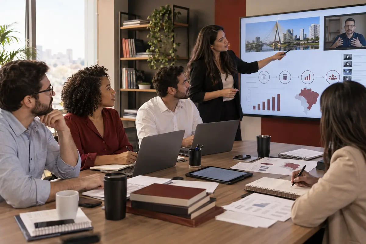 Equipe de contabilidade participa de treinamento sobre a Reforma Tributária